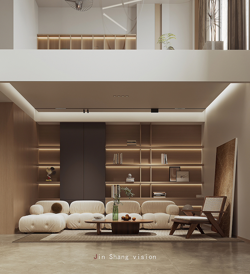 现代调子的地下室 多功能房