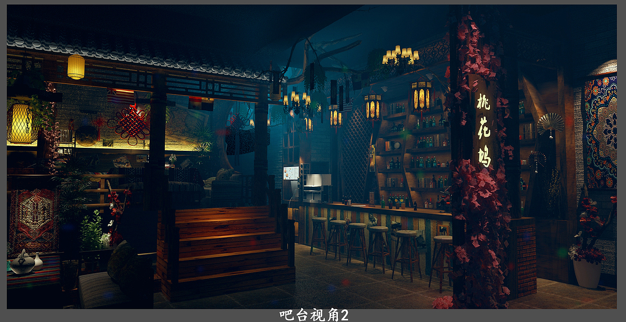 十里风·音乐餐吧（图ZMTAwOTQ5MDAw） - 家装设计 - 站酷设计师曾蓝宝原创素材 - 站酷ZCOOL