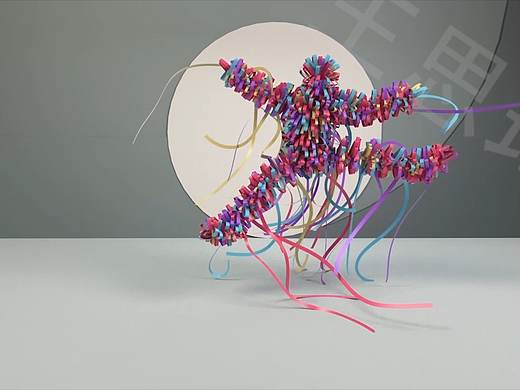 《C4D舞动动画》特效制作