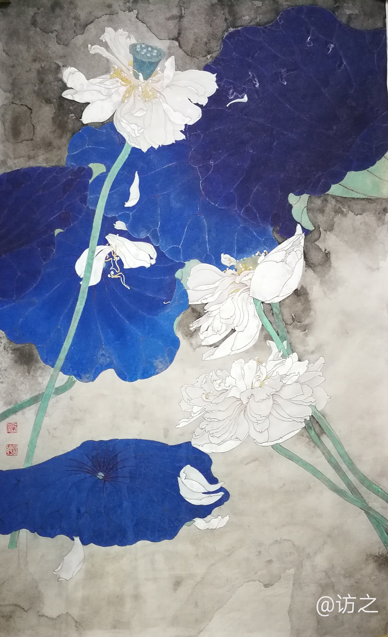 落花比汝尚多情（圖ZMjA5NTEyMTUy） - 繪畫(huà) - 站酷設(shè)計(jì)師訪之原創(chuàng)素材 - 站酷ZCOOL