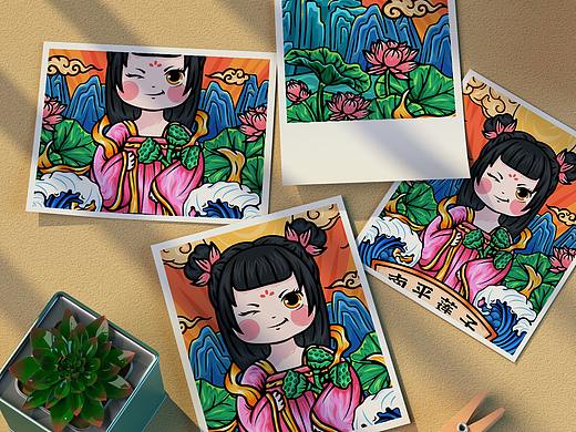 國潮包裝（個人主頁-ZNTI0MjM4MjA=） - 商業(yè)插畫 - 站酷設(shè)計師sukikik原創(chuàng)素材 - 站酷ZCOOL