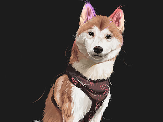 【厚涂约稿】狗狗篇~