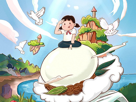 鸽子蛋包装封面