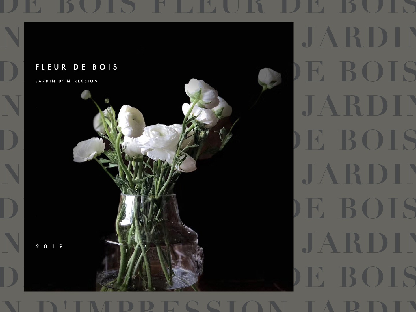 Jardin d&#39;impression花店品牌设计