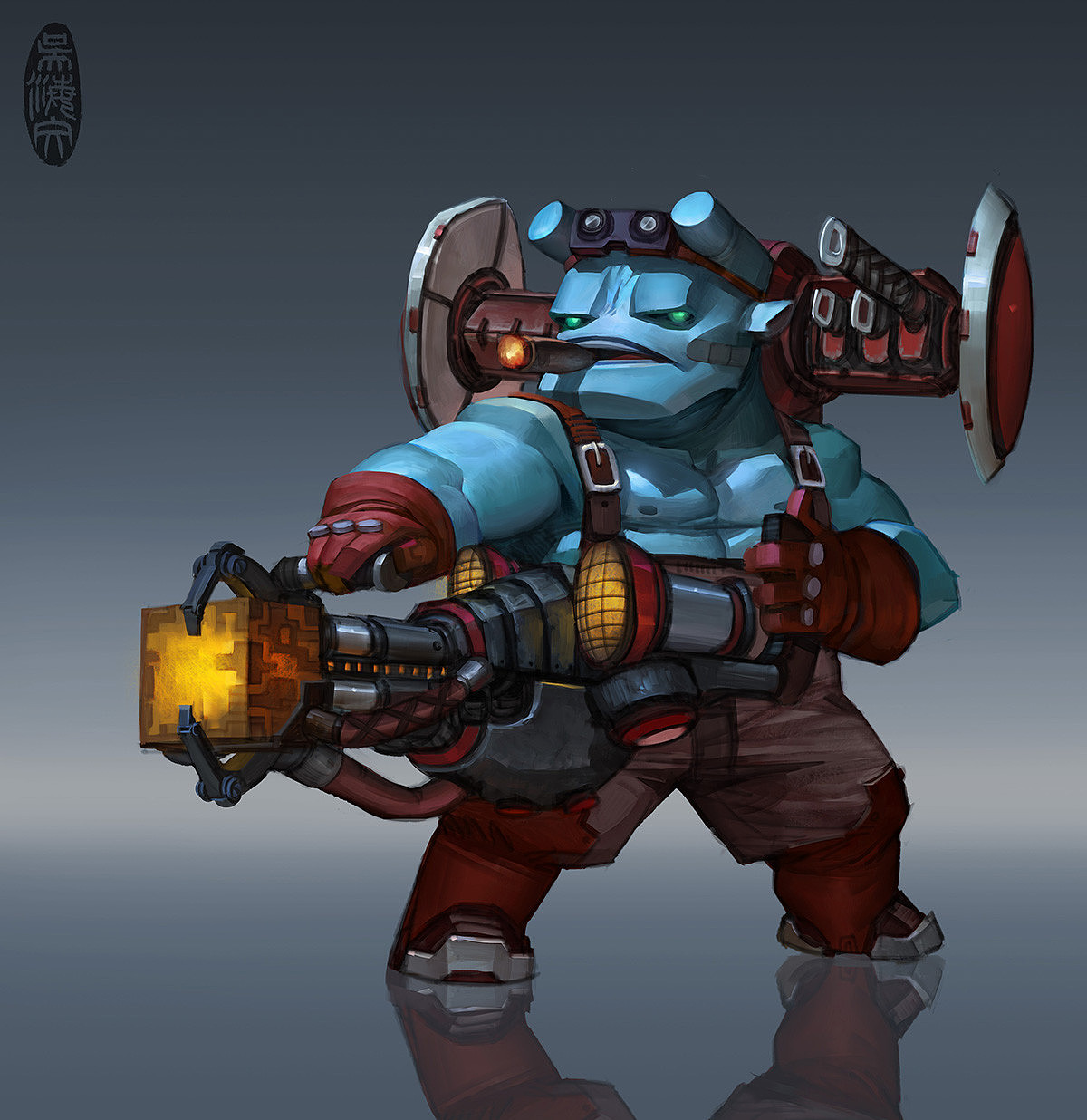 吴海文-早期Q版角色设定