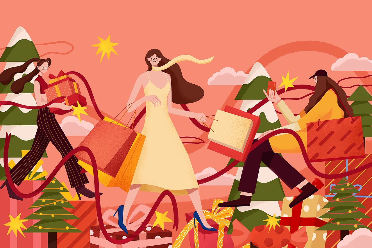 一些扁平风格的插画（图ZMjczOTc3NjU2） - 商业插画 - 站酷设计师牛排加辣原创素材 - 站酷ZCOOL