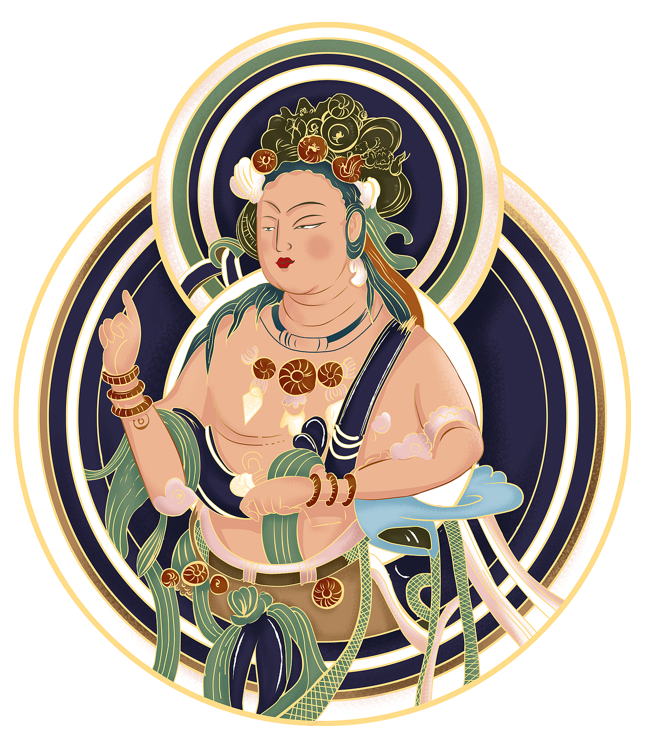 新疆龟兹文创及其衍生品设计