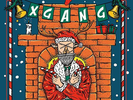 xgang 圣诞贺卡