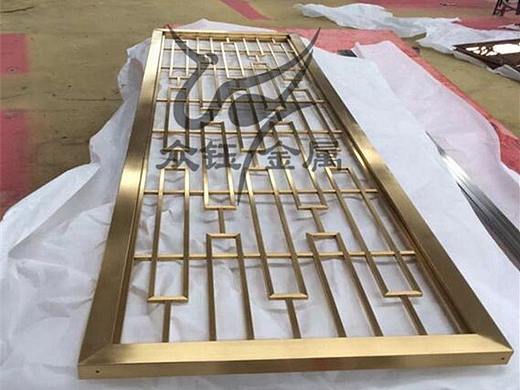 中式彩色不锈钢焊接屏风隔断 厂家更有保障