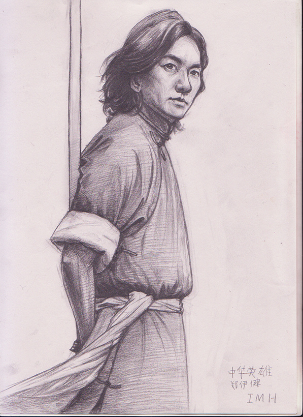 素描肖像游戏人物