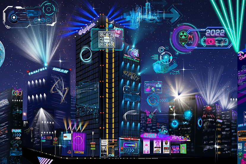 城市背景（图ZMzIyMjIwOTY4） - 概念设定 - 站酷设计师凌月雁原创素材 - 站酷ZCOOL