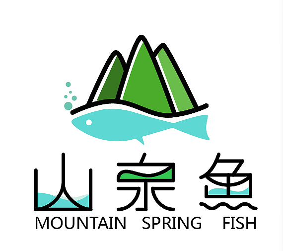 山泉鱼logo