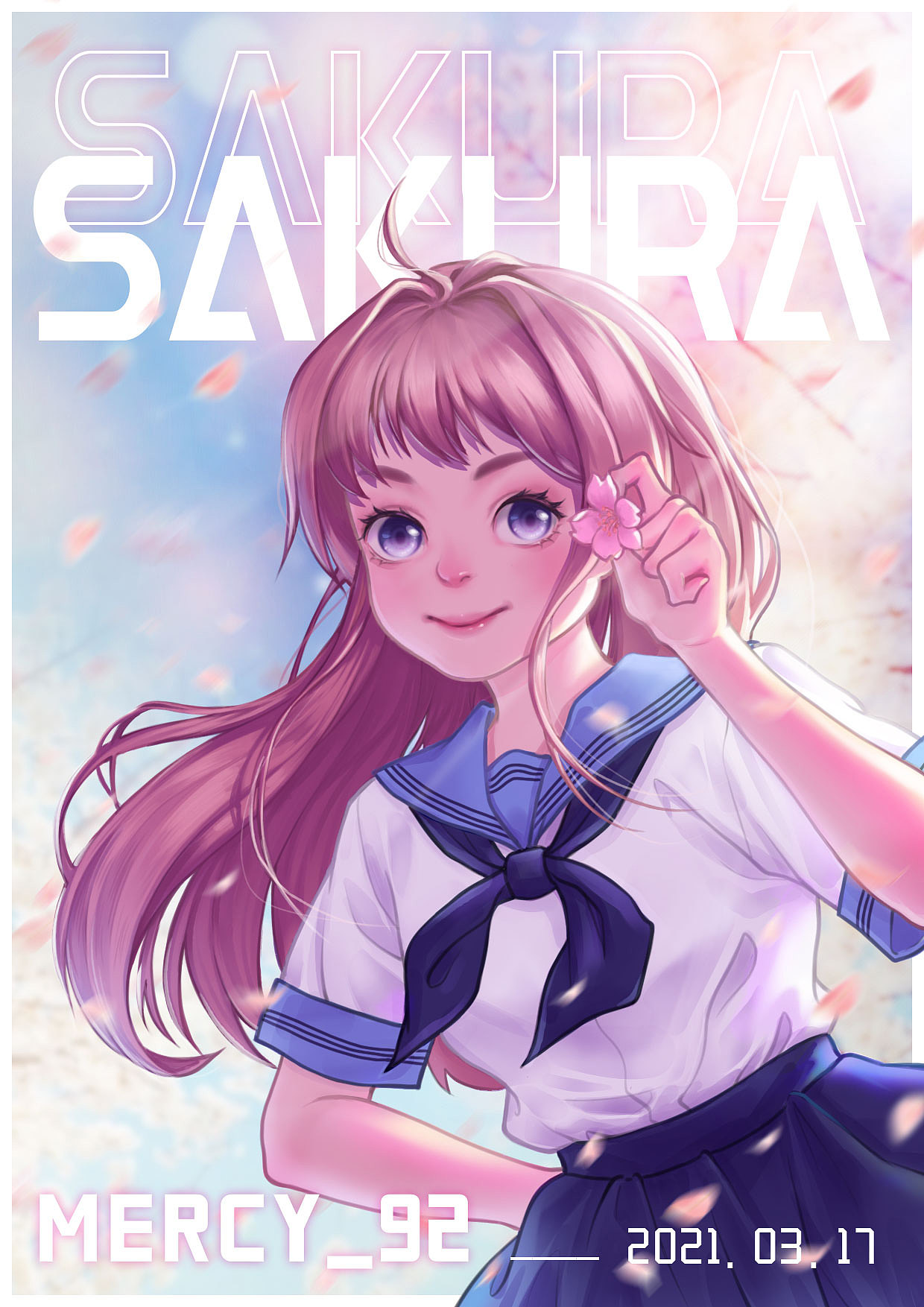 SAKURA（图ZMjQ3Mjg0Nzg4） - 创作习作 - 站酷设计师Mercy_92原创素材 - 站酷ZCOOL