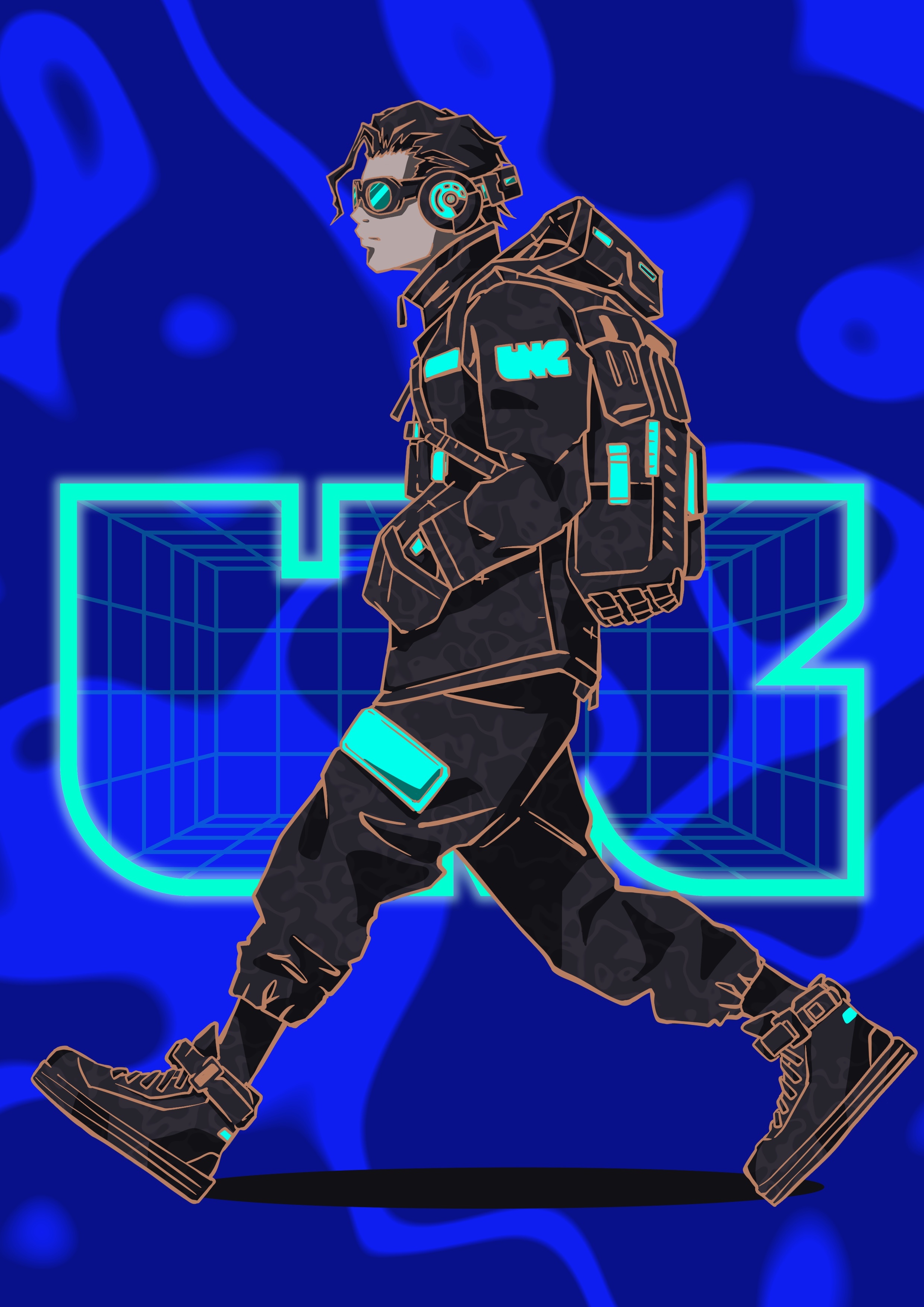 机能还是电竞|平面|图案|波塞咚咚 - 原创作品 - 站酷 (zcool)