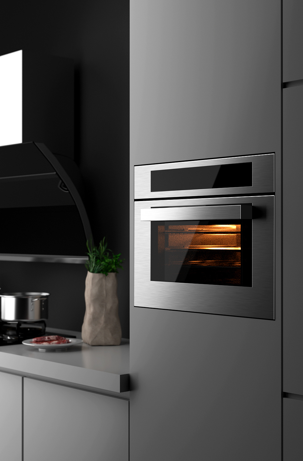 cabinet oven（图ZMTMxOTAxNjQ4） - 其他三维 - 站酷设计师匿名美工原创素材 - 站酷ZCOOL