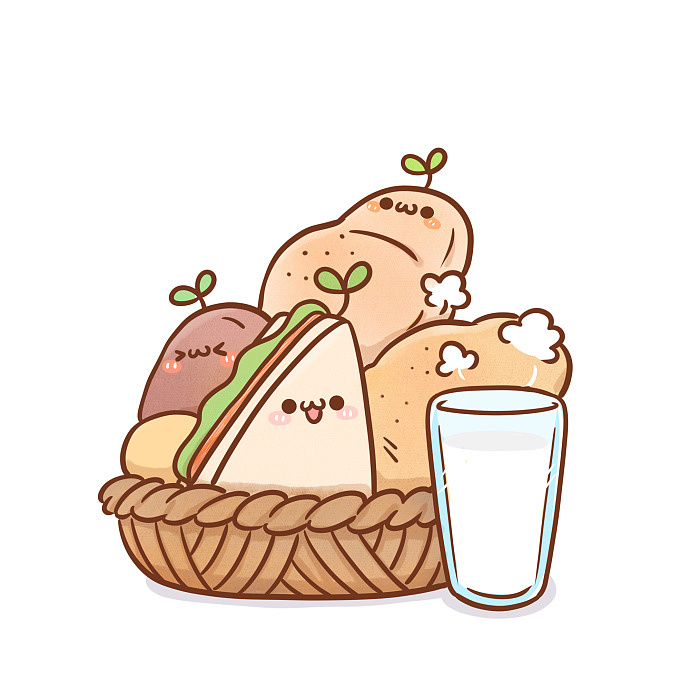 【表情×长草颜团子】早餐的诱惑（图ZMTA2MjY1Njg0） - 单幅漫画 - 站酷设计师十二栋文化原创素材 - 站酷ZCOOL