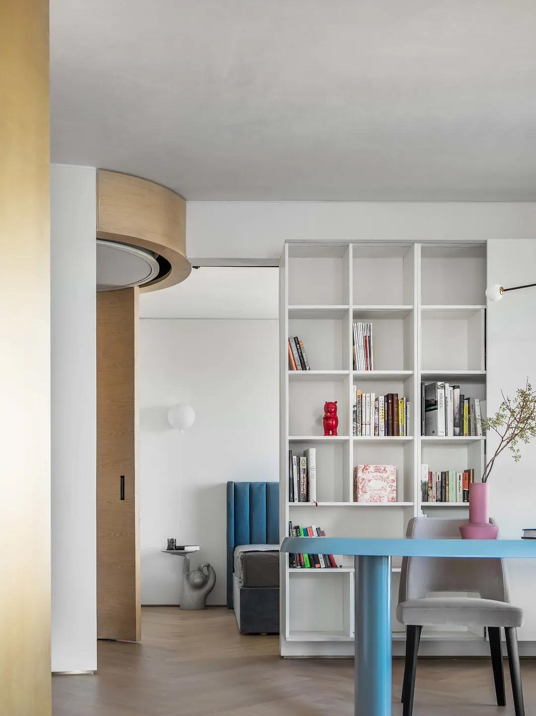 190㎡现代简约风格新房装修,大横厅的纯净轻质感