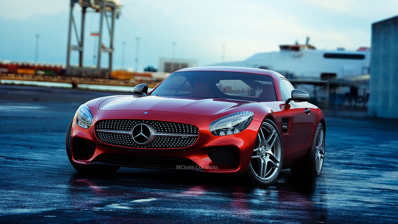 CGI 汽车摄影 AMG GT