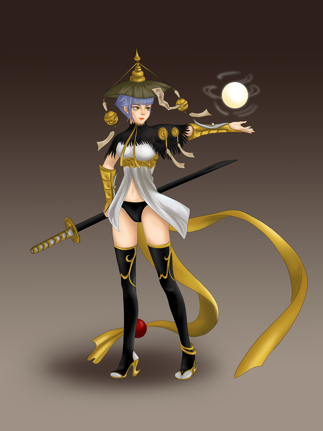 日常摸鱼 cg画风手绘