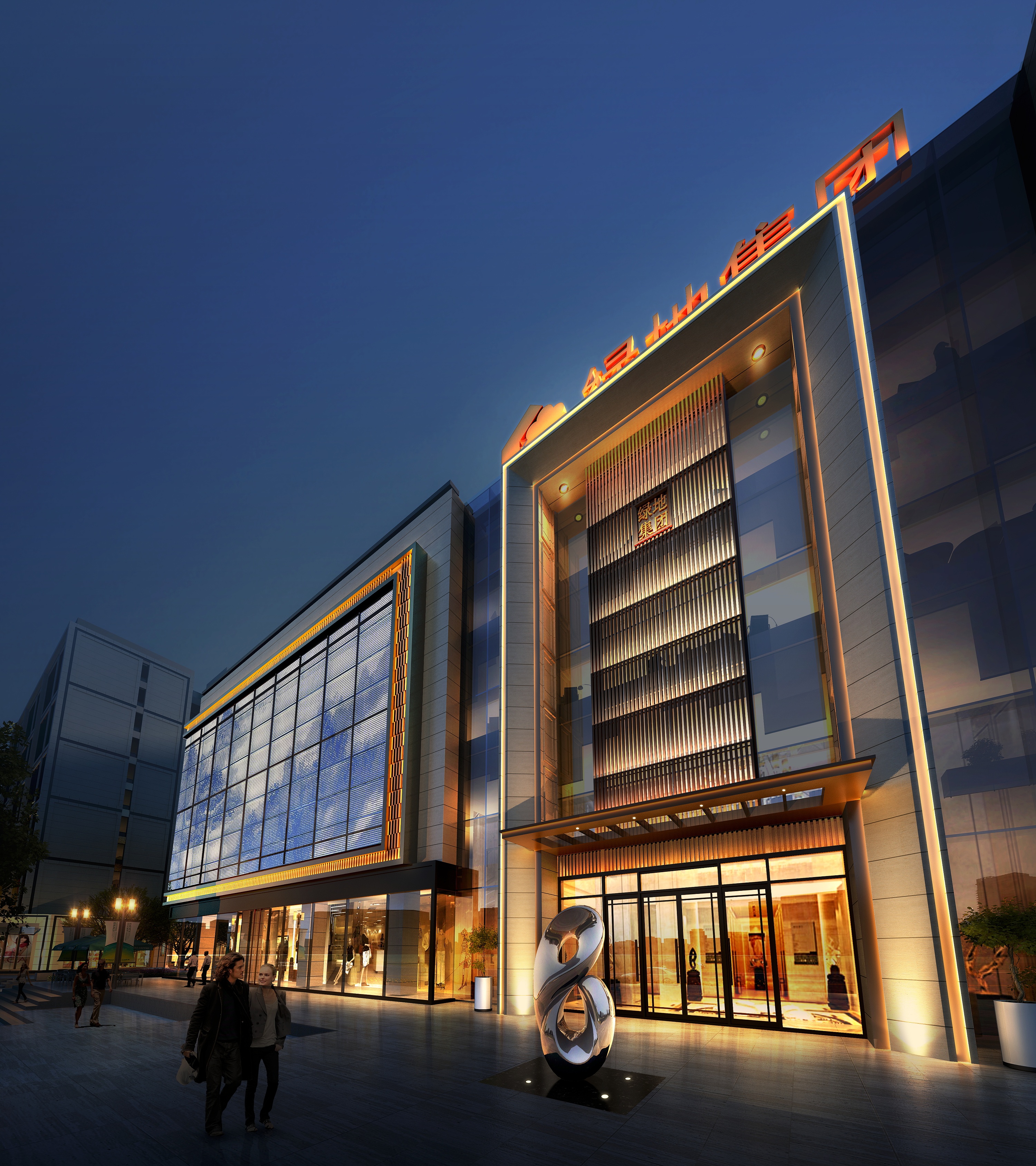 某高级住宅小区灯光设计|空间|建筑设计|麦克白先桑 - 原创作品