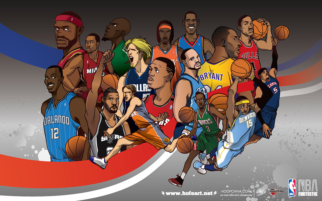 NBA季后赛原创插画——诸神之战（图ZOTQ0NDYw） - 新锐潮流插画 - 站酷设计师HOFE原创素材 - 站酷ZCOOL