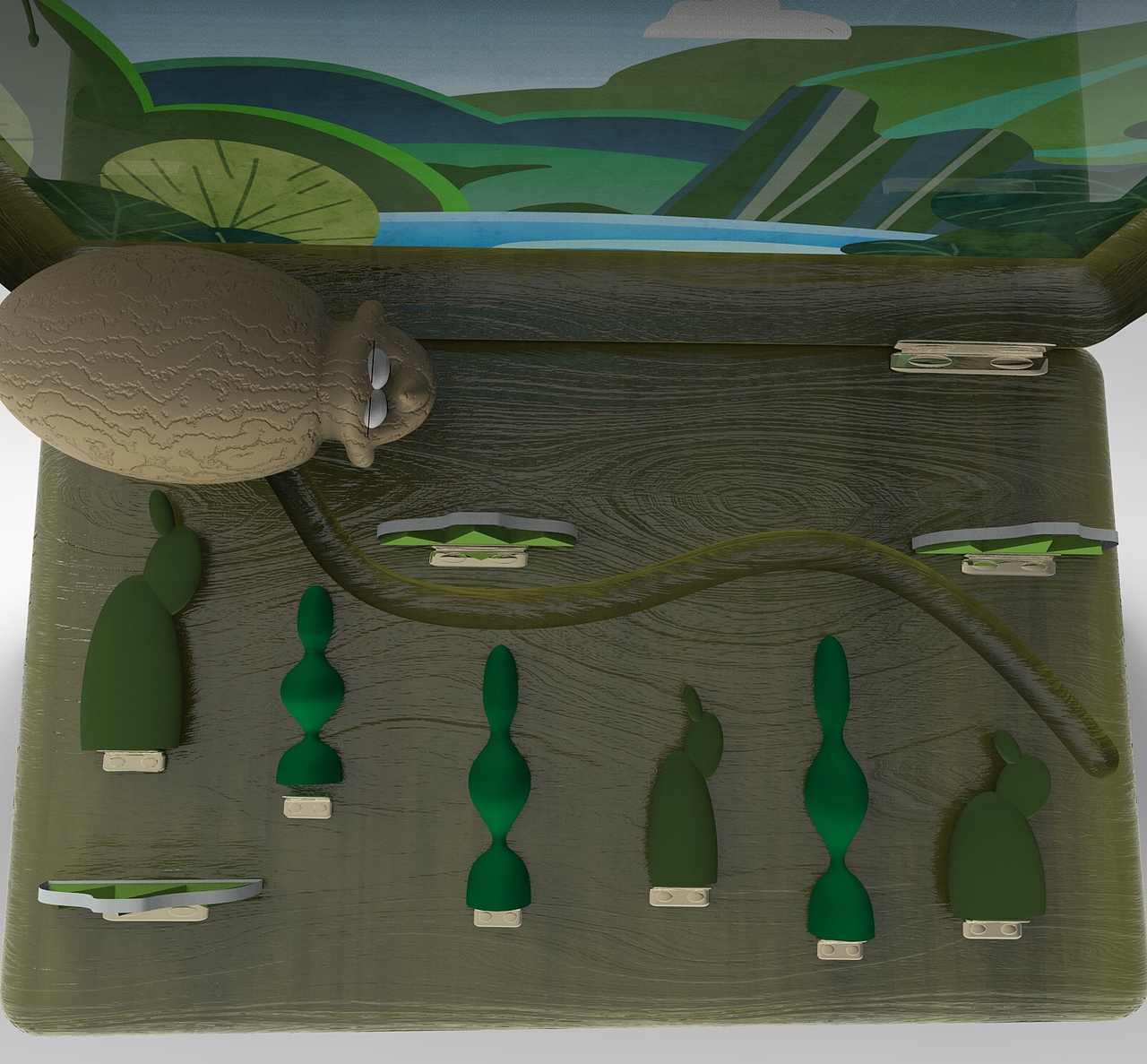 木质亲子儿童启蒙玩具设计