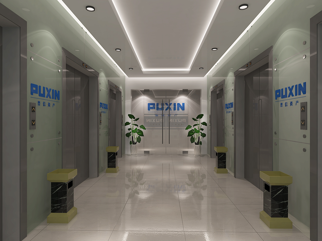 室内设计 办公空间设计 金融公司（图ZMjkwMTM4MjA=） - 家装设计 - 站酷设计师秋琳原创素材 - 站酷ZCOOL