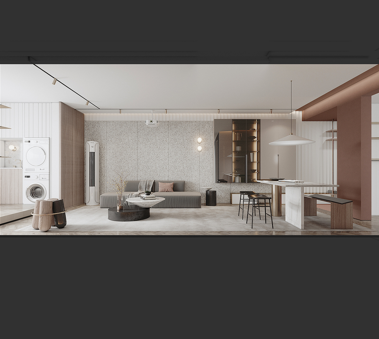网红风小客餐厅（图ZMjExNzYxNTA0） - 家装设计 - 站酷设计师ShowRoomVision原创素材 - 站酷ZCOOL