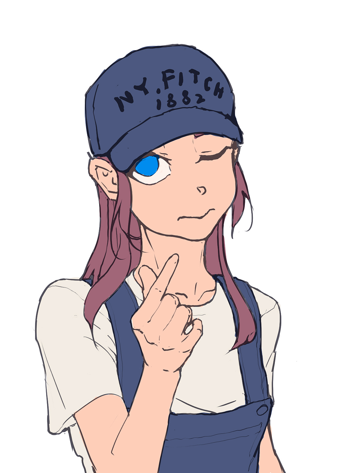 单色练习|插画|创作习作|魅机姬 - 原创作品 - 站酷 (zcool)