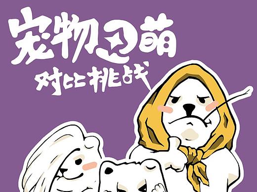 APP线上活动主KV系列：宠物丑萌对比挑战
