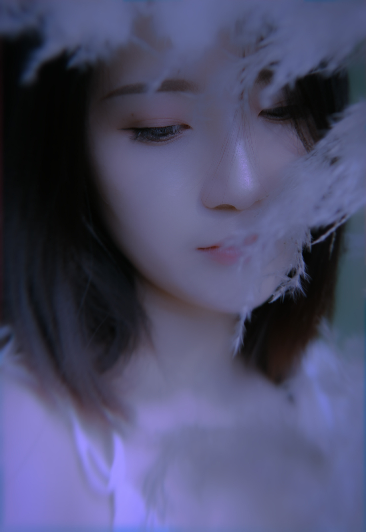 月光杀死了寂寞，叹息变成了歌。（图ZMTg0NTMwNTEy） - 人像摄影 - 站酷设计师贰喜喜原创素材 - 站酷ZCOOL