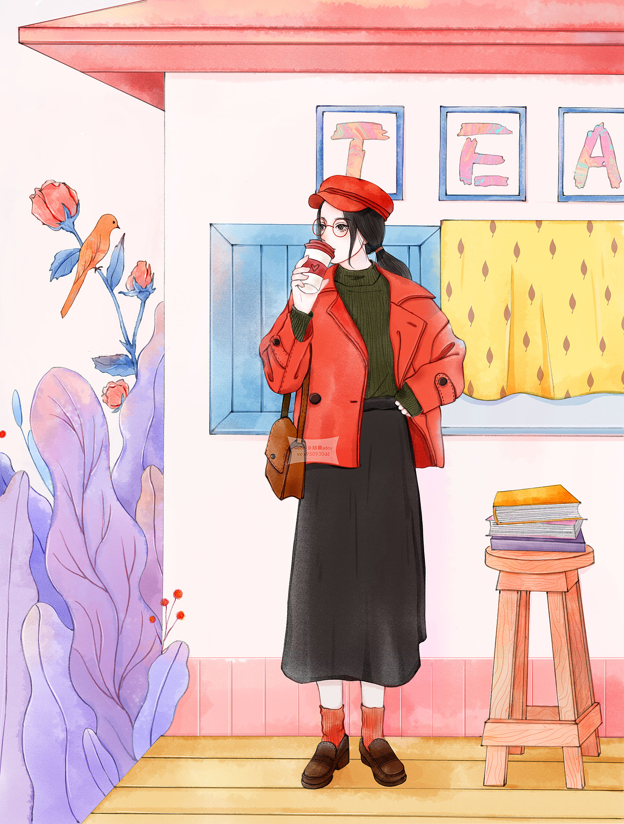 一些封面与插图（图ZMTkzMDMzMTI4） - 商业插画 - 站酷设计师林夏adou原创素材 - 站酷ZCOOL
