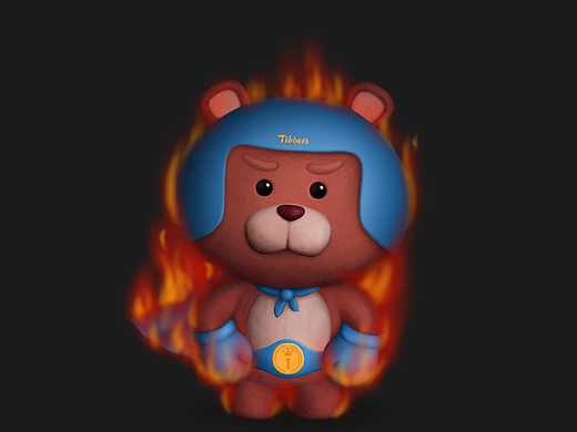 Tibbers（个人主页-ZNDYxODM5NDA=） - IP形象 - 站酷设计师Ben8en原创素材 - 站酷ZCOOL