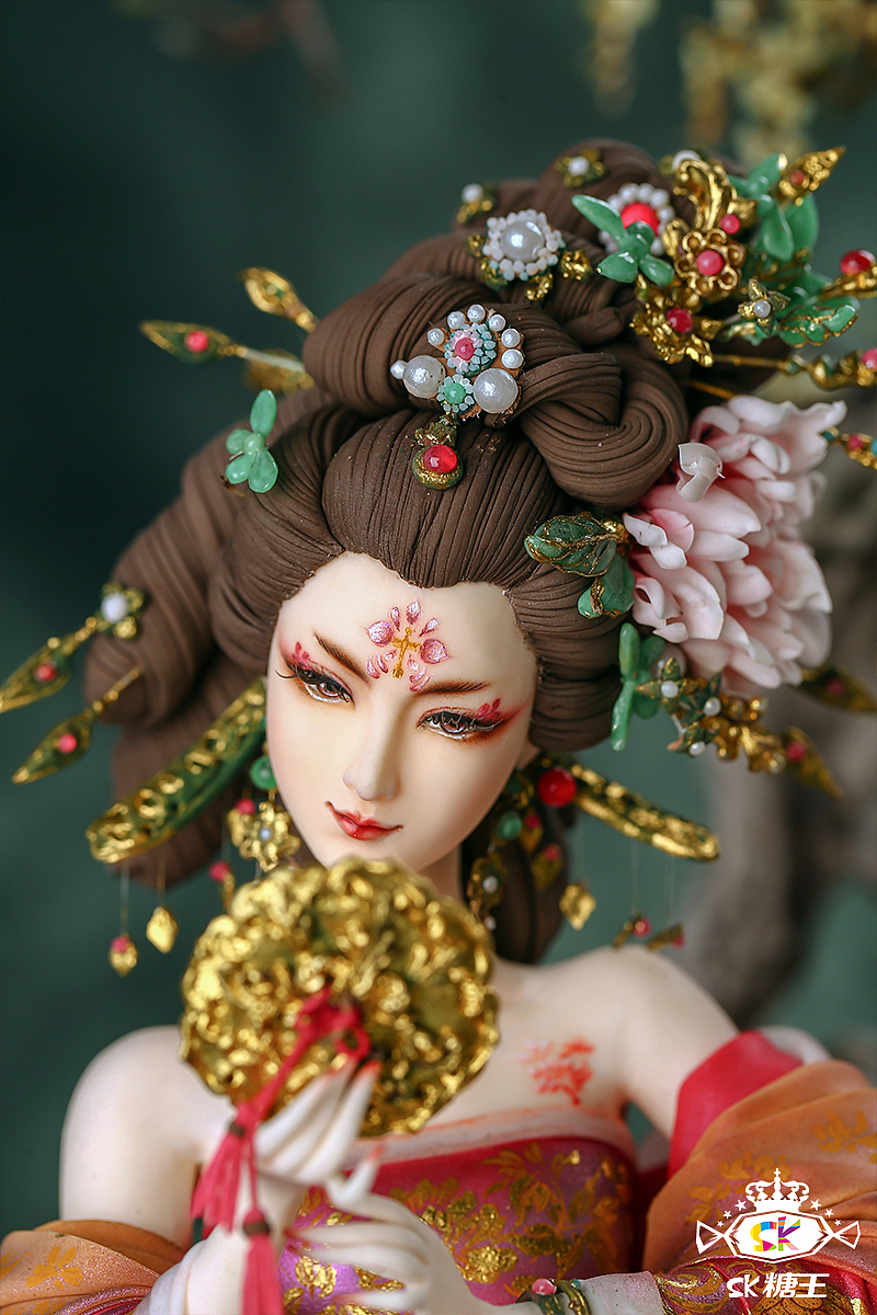 sk糖王翻糖人偶作品长相思