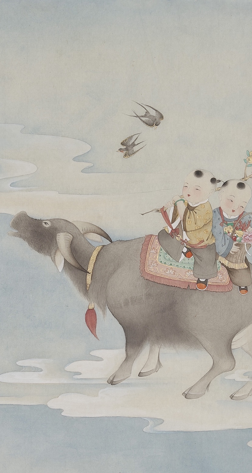 十二生肖——牛（图ZMjQ5MjUyNzAw） - 绘画 - 站酷设计师兔小子原创素材 - 站酷ZCOOL