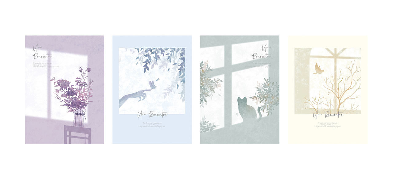 一次邂逅Une renconte（图ZMjI3NTAxNzI4） - 商业插画 - 站酷设计师大大梁原创素材 - 站酷ZCOOL