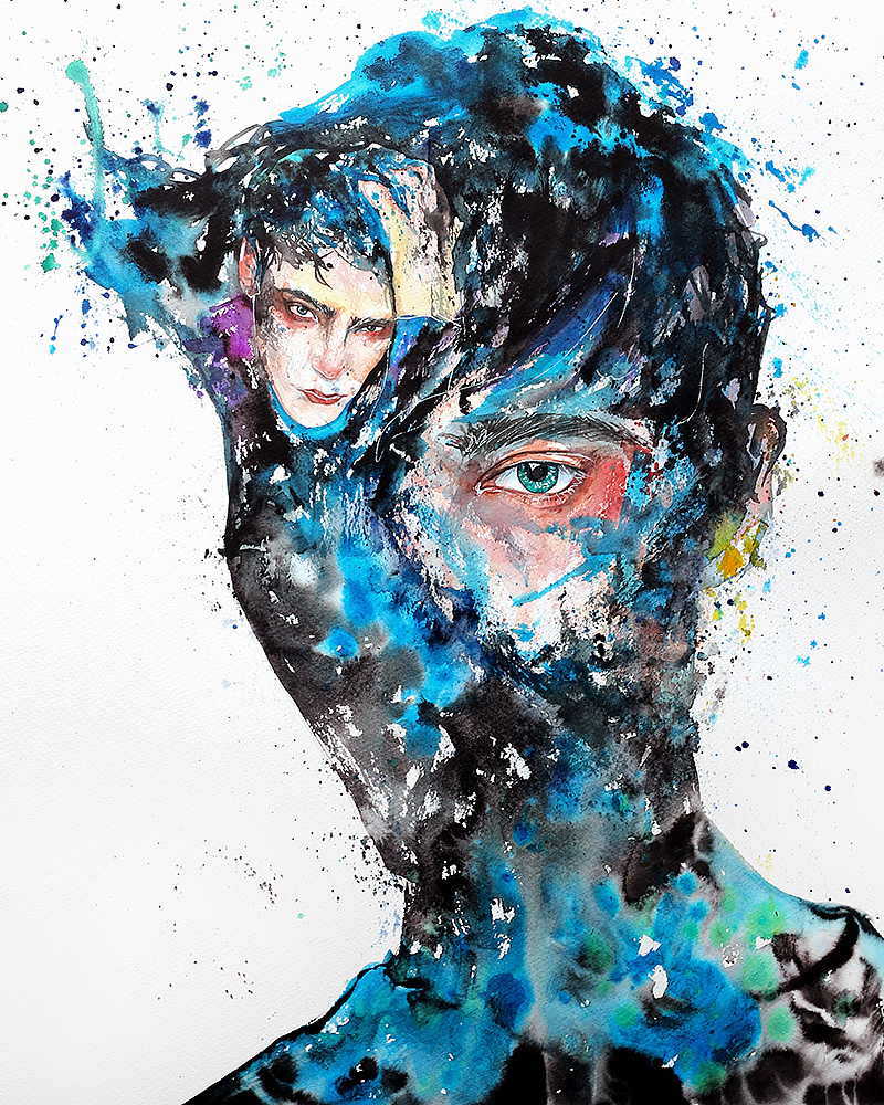 因不小心察覺的細微反應感到納悶 鬱鬱不樂的你#我愛藍