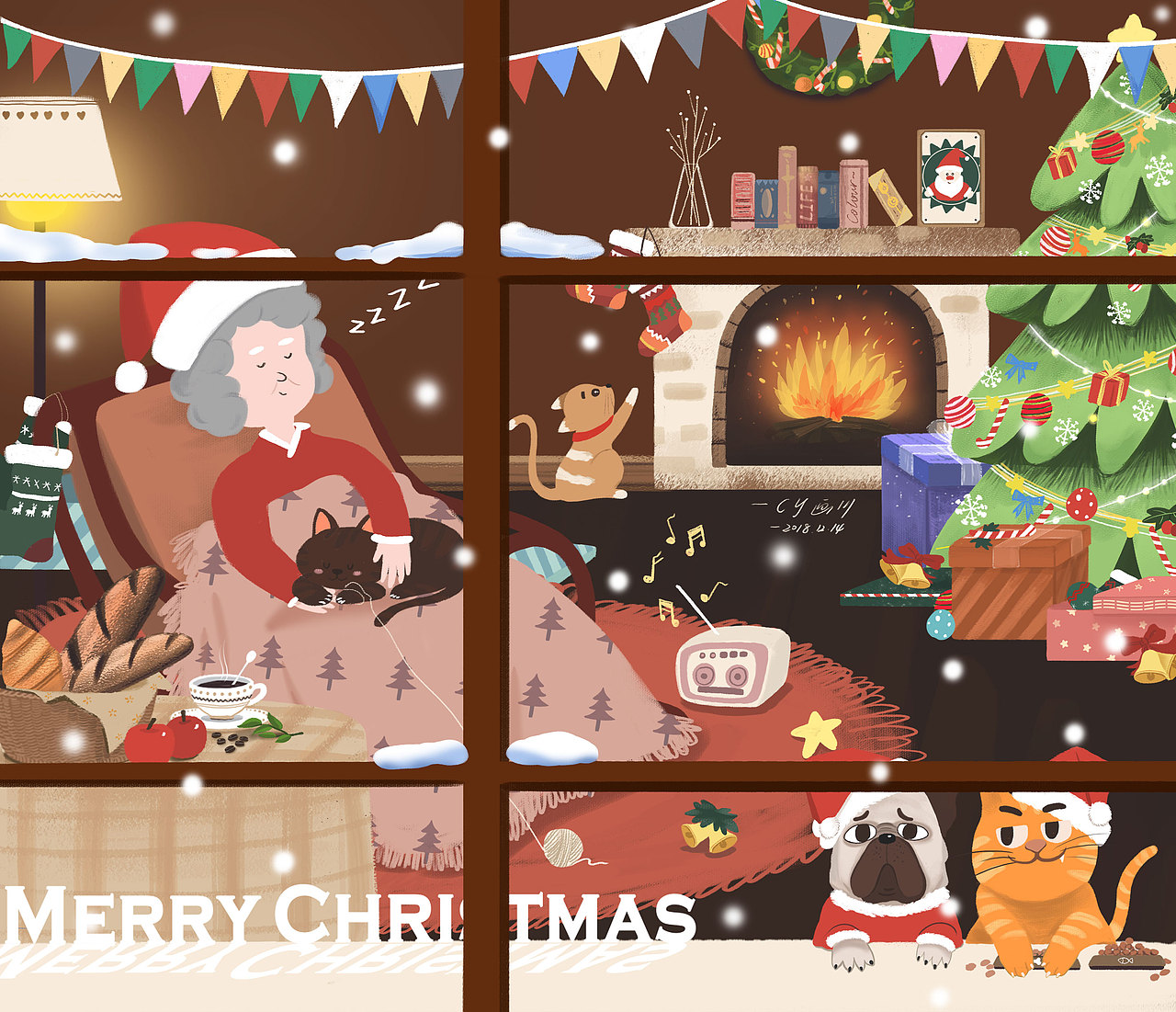 圣诞快乐走一波~