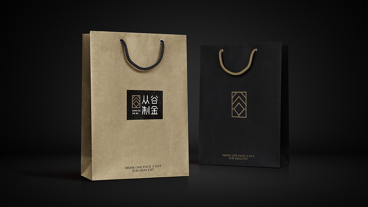 从谷制金产品形象设计(图ZMjAxOTIyMDcy) - 包装 - 站酷设计师AOCHDA奥创原创素材 - 站酷ZCOOL