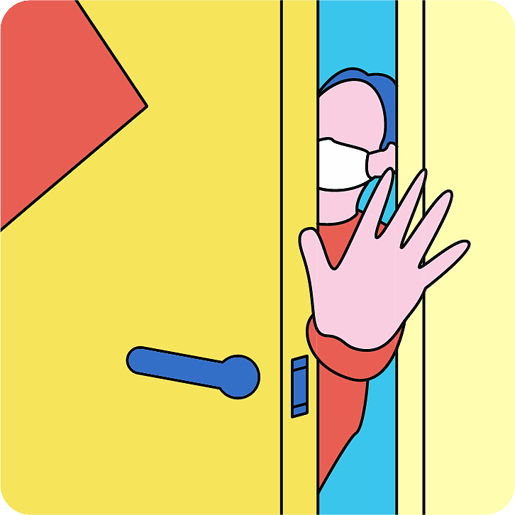 拒绝亲朋好友串门