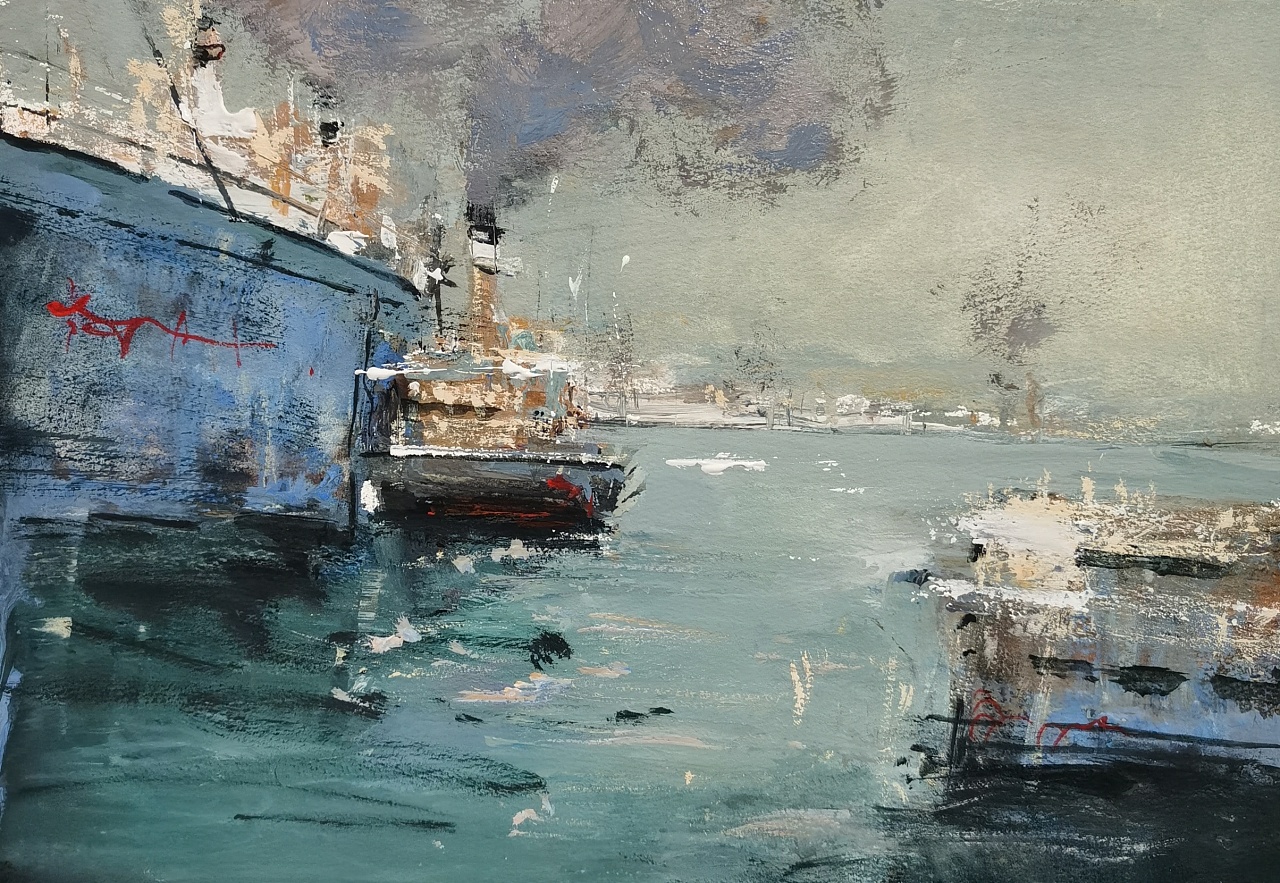 色彩风景|纯艺术|绘画|vion2015 - 原创作品 - 站酷 (zcool)