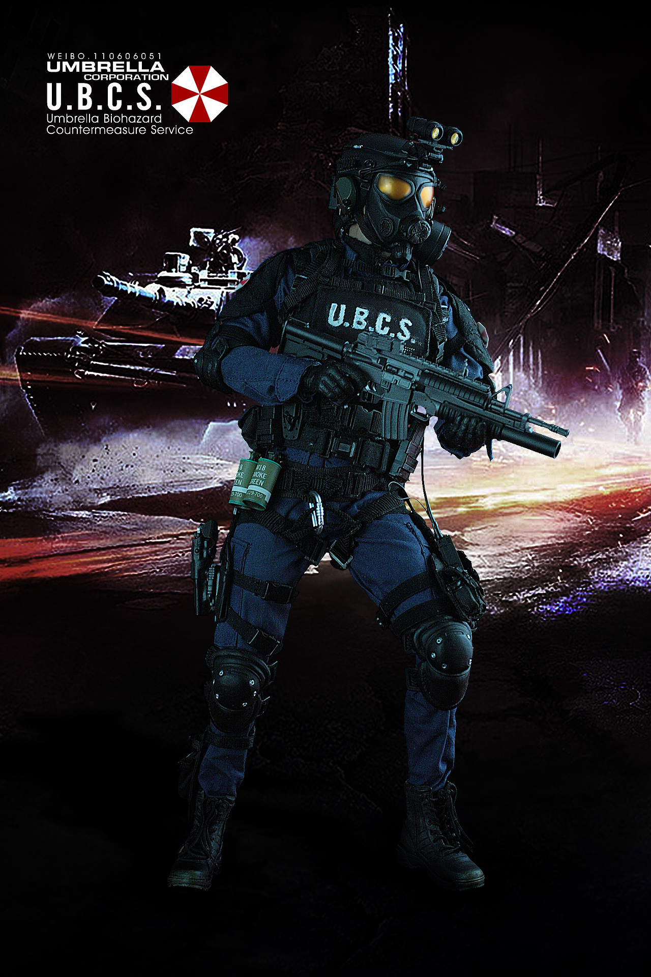 自d安布雷拉生化危机紧急对策部队特种兵ubcs