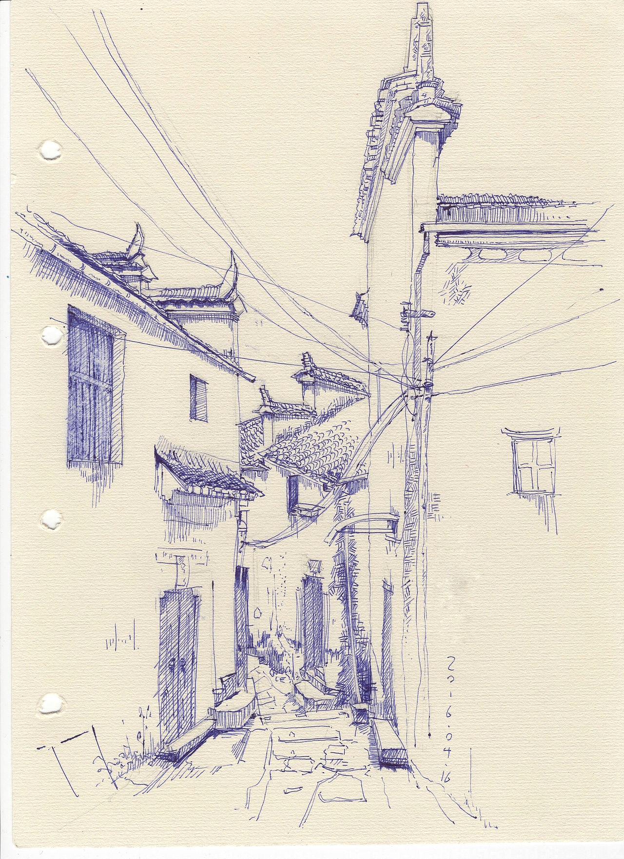 一些建筑速写(云南,江西)