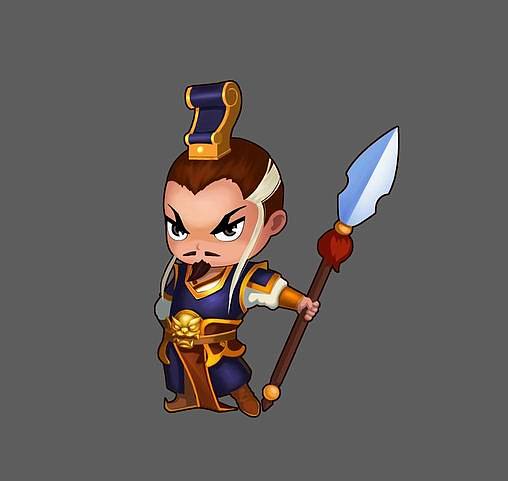 q版武将|插画|概念设定|贾楠呀 - 原创作品 - 站酷 (zcool)