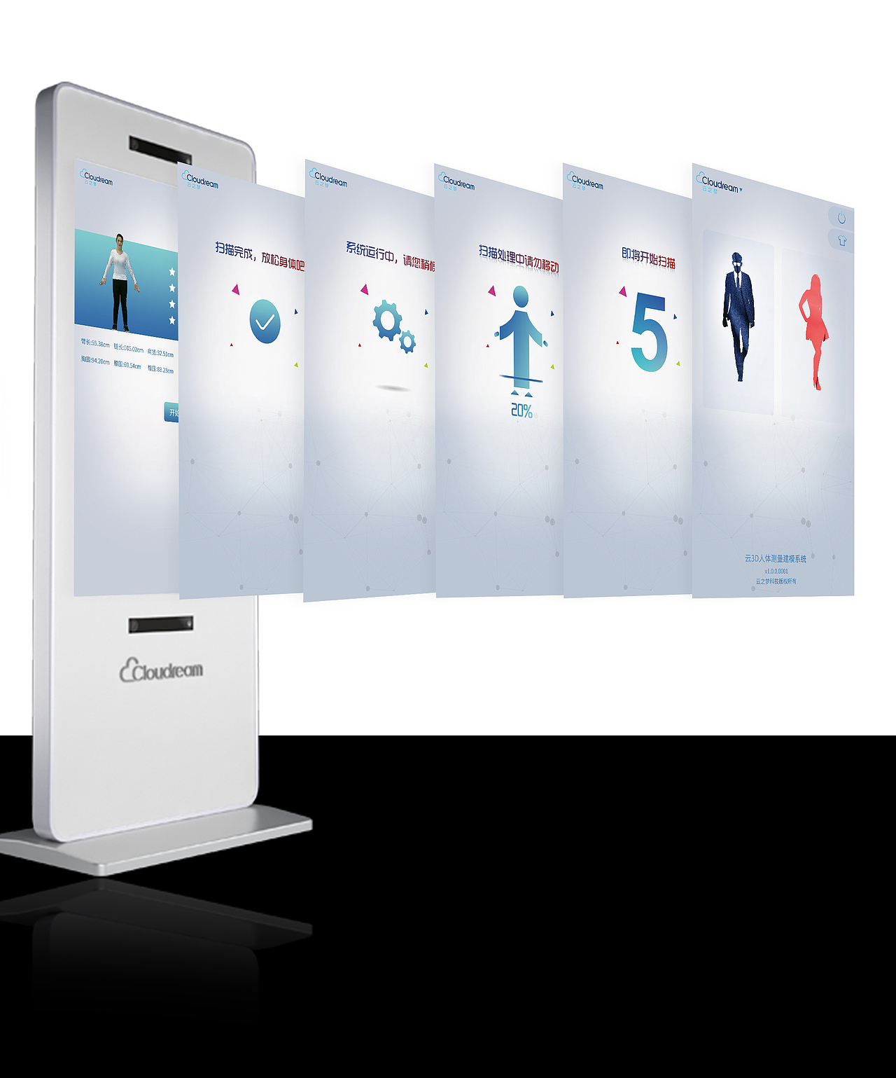 人体测量建模系统