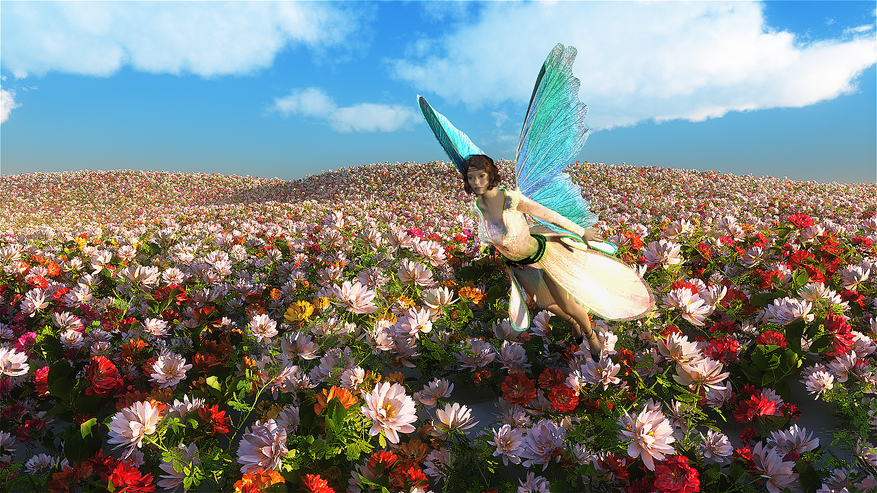 花仙子|三维|人物/生物|天逸宝地 - 原创作品 - 站酷 (zcool)