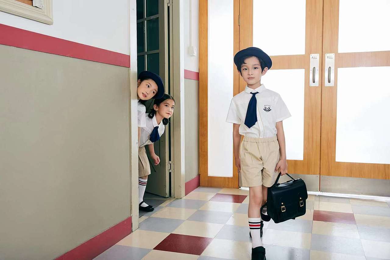 童装形象|英氏校园系列
