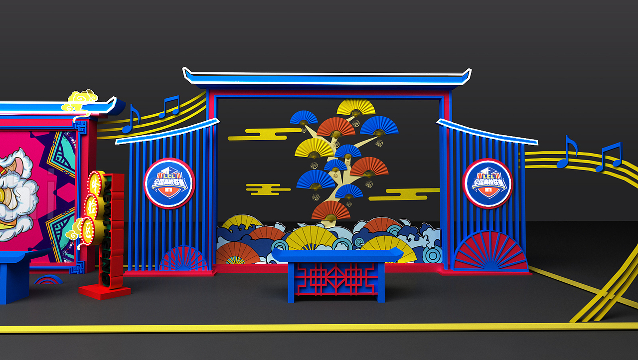 英雄联盟赛事活动国潮风