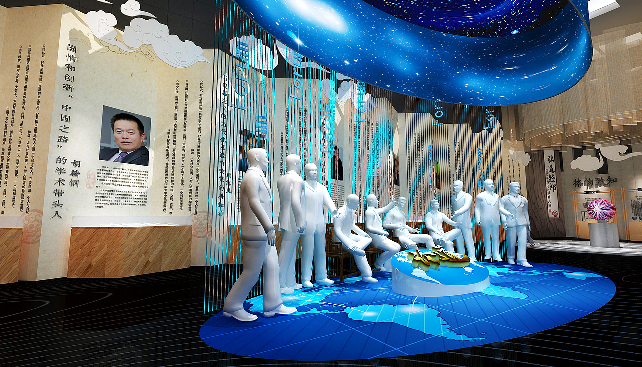 十大思想家展厅（图ZMjA1NDcyMDUy） - 展陈设计 - 站酷设计师珊妞原创素材 - 站酷ZCOOL