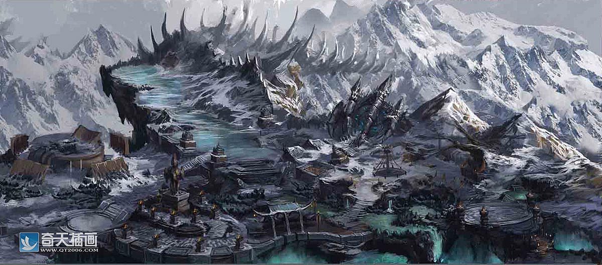 冰山场景（图ZNjIyMjczMjQ=） - 商业插画 - 站酷设计师奇天设计原创素材 - 站酷ZCOOL